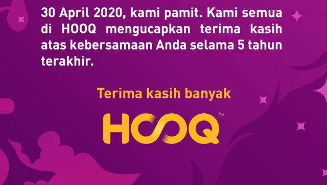 Alasan HOOQ Menutup Layanannya Mulai 30 April